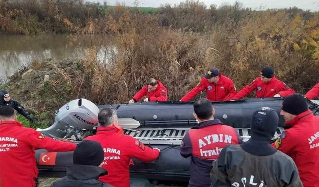 Söke'de nehre düşen kişinin cansız bedenine ulaşıldı