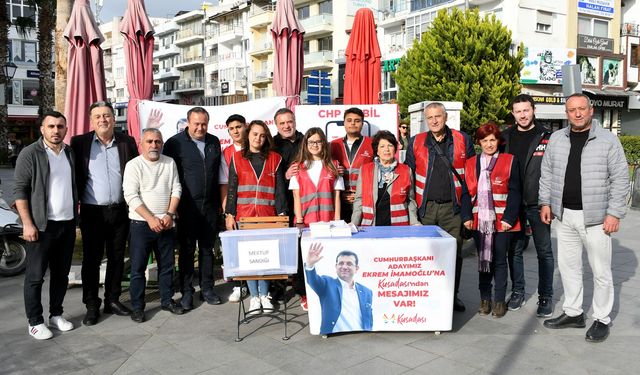 Kuşadası’ndan 7’den 70’e İmamoğlu’na destek mektubu