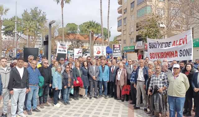 Nazilli Suriye’deki katliama “dur” dedi: Alevi dernekleri ses yükseltti