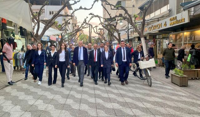 Alparslan Türkeş’in kızı İncirliovalılar ile buluştu