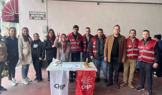 Kuyucak’ta İmamoğlu’na destek sürüyor