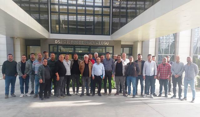 Sökeli üreticiler su sorununa çözüm için yollara düştü