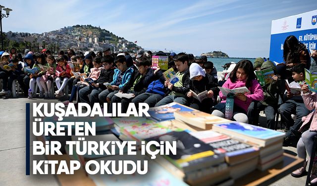 Kuşadalılar üreten bir Türkiye için kitap okudu
