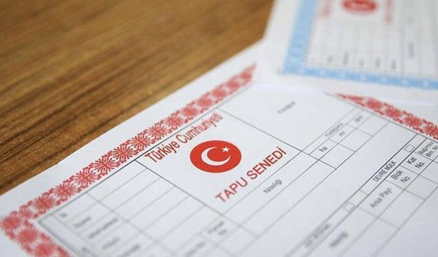 Tapu sahiplerine uyarı yapıldı! 3 ay içinde başvurmayanın hakkı elden gidecek