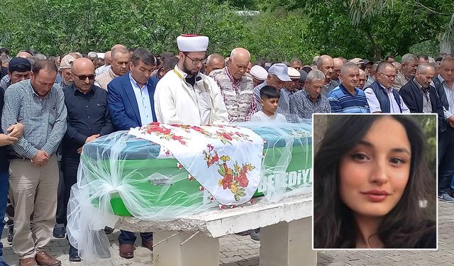 ADÜ’lü genç kıza acı veda! Duvağıyla uğurlandı