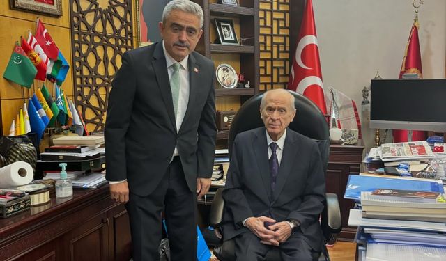 Başkan Alıcık’tan Bahçeli’ye ziyaret: “Liderimizin emirleriyle davamızın izindeyiz”