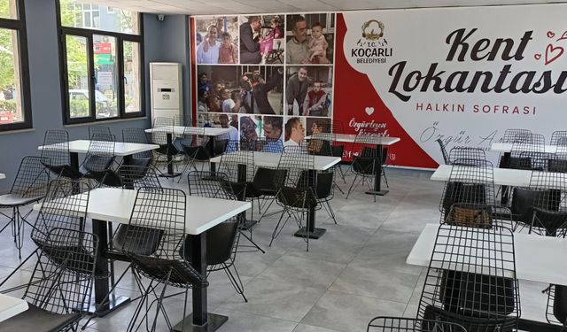 Koçarlı Belediyesi Kent Lokantası hizmete başlıyor