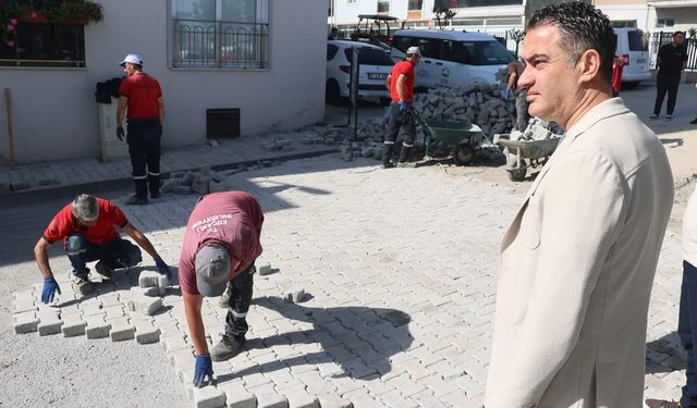 Koçarlı’da yollar yenileniyor! Başkan Arıcı çalışmaları inceledi