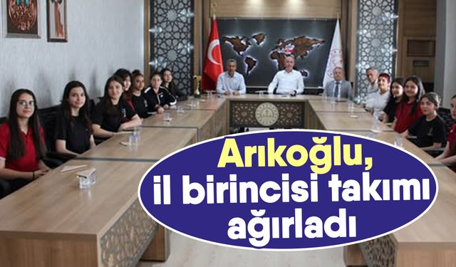 Arıkoğlu, il birincisi takımı ağırladı