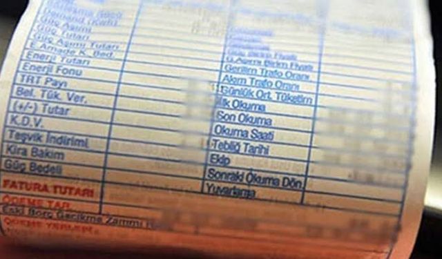 Elektrik faturalarında yeni dönem başladı