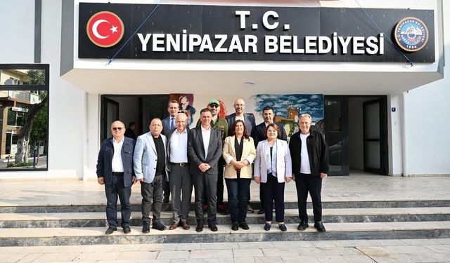 Çerçioğlu ve ilçe belediye başkanlarından Yenipazar’a çıkartma