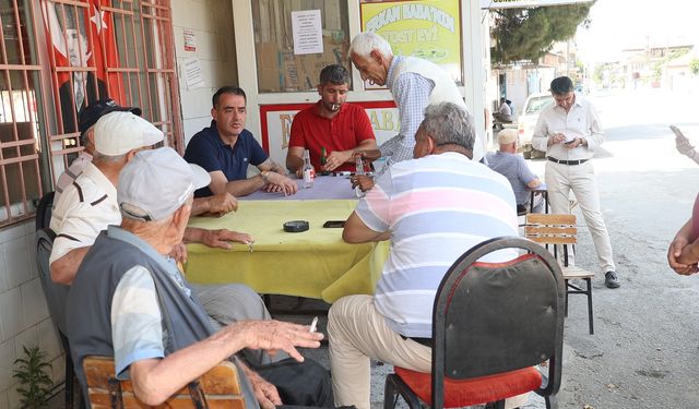 Başkan Arıcı, mahalle sakinleriyle bir araya geldi