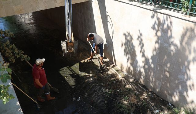 Koçarlı’da polemik haline gelen o dere temizleniyor