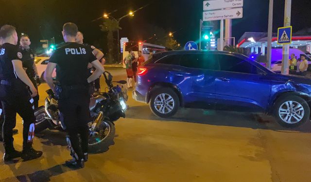 Aydın’da kazada 2 polis memuru yaralandı
