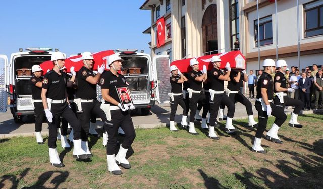 Orman şehitleri memleketlerine uğurlandı