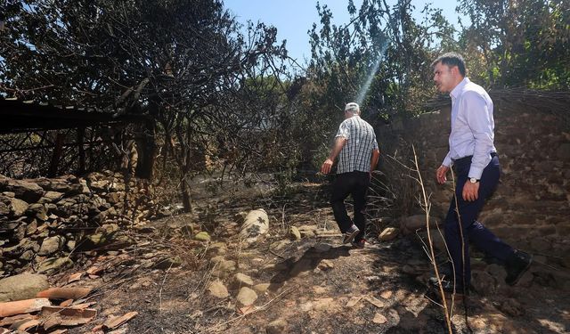 Bakan Kurum duyurdu! Aydın’da yangında zarar görenlere konut müjdesi
