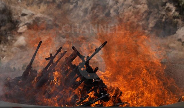 PKK silah bıraktı! Süleymaniye’de tarihi tören