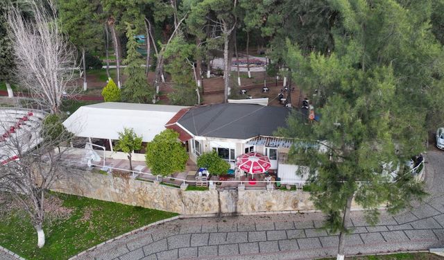 Efeler Belediyesi'nden Pınarbaşı Kafe’ye modern dokunuş