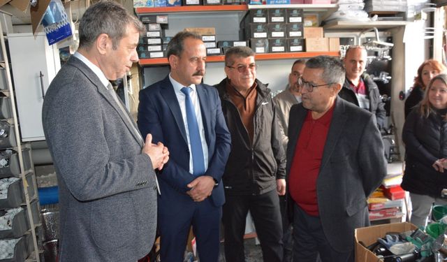 Kuyucak esnafının yanında iki güçlü isim