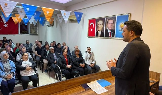 AK Partili Tuncer Germencik’te Danışma Meclisi toplantısına katıldı