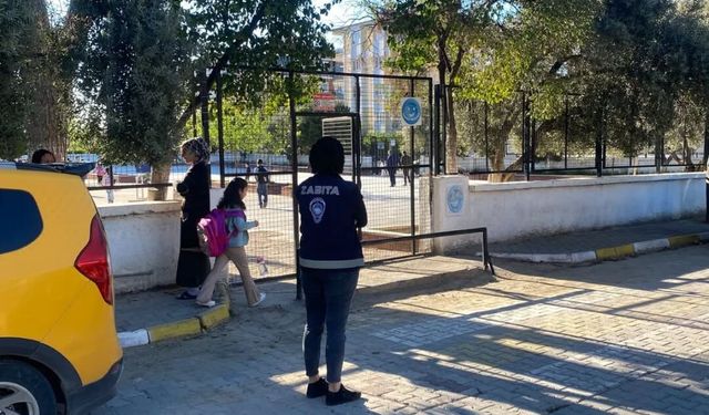 Germencik’te okul çevrelerinde sıkı denetim devam ediyor