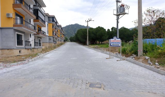 Kuyucak Belediyesi’nden Pamukören’e üst yapı hamlesi