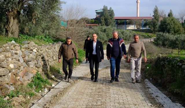 Kuyucak Yöre Mahallesi’nde Yol Çalışması Tamamlandı: Çiftçilerin yolu daha konforlu