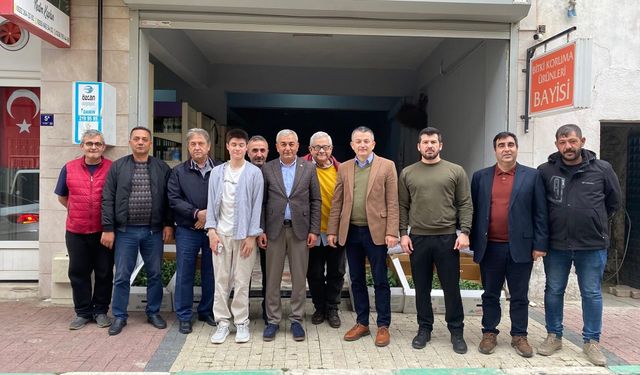 Koçarlı’da dikkat çeken ziyaret! Nedim Kaplan önemli misafiri ağırladı