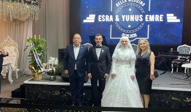 Bozdoğan Kaymakamından çifte düğün! Başkan Özel yalnız bırakmadı