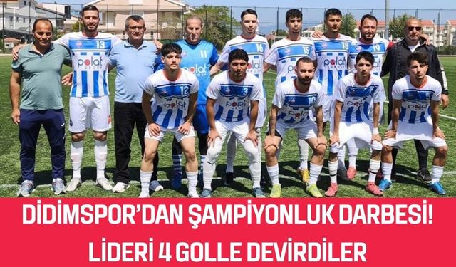 Aydın 2. Amatör’de Kartlar Yeniden Dağıtıldı! Didimspor’dan Dev Galibiyet