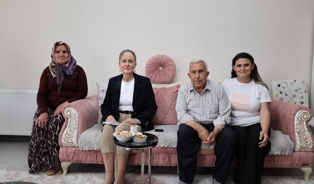 Nazilli Kaymakamı şehit aileleriyle bir araya geldi