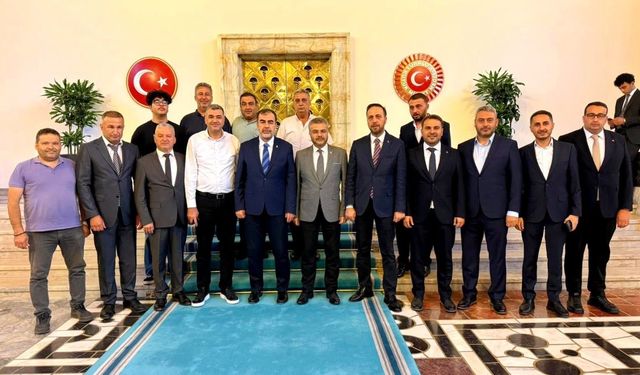 AK Parti Aydın vekillerinden yeni başkanlara tebrik