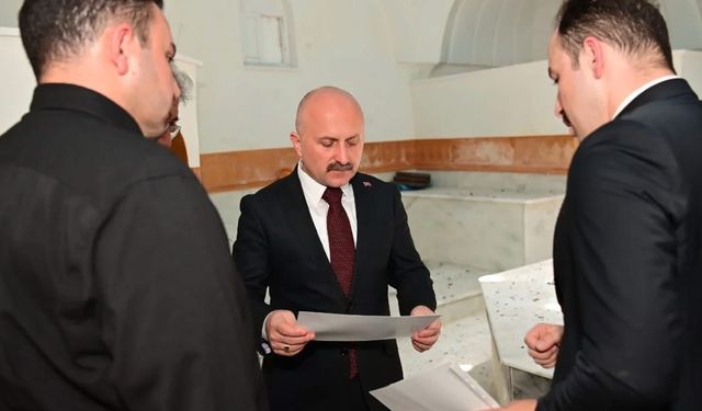 Aydın’ın tarihi hamamı aşevi için hazırlanıyor: Vali Varol projeyi yerinde inceledi