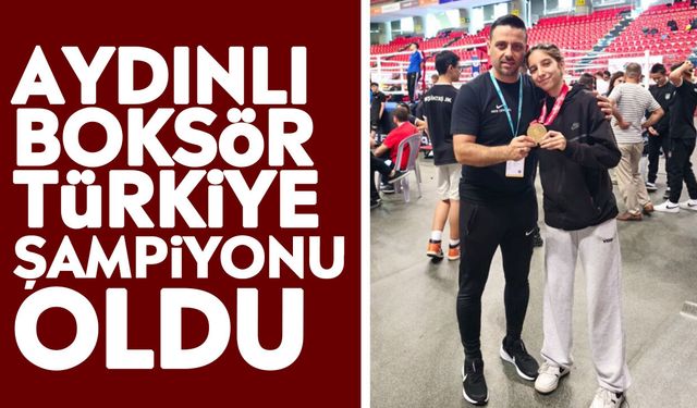 Aydınlı boksör Türkiye şampiyonu oldu