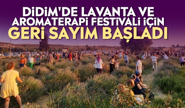 Didim'de Lavanta ve Aromaterapi Festivali için geri sayım başladı
