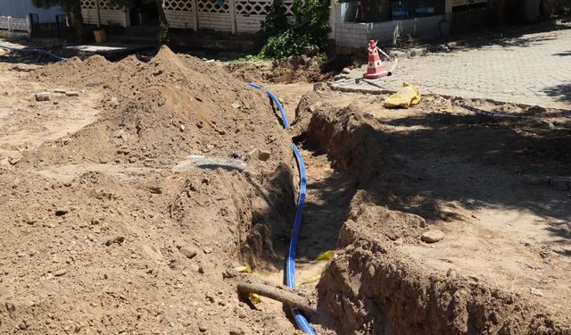 Nazilli’de yarım asırlık iyi içme suyu hattını yeniledi