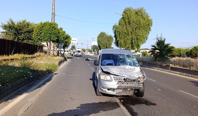 Nazilli’de otomobil ve motosiklet birbirine girdi: Hayatı bir anda kabusa döndü