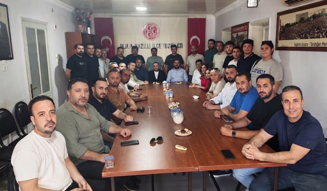 AK Parti Nazilli’den MHP İlçe Başkanı Yorgancı’ya hayırlı olsun ziyareti