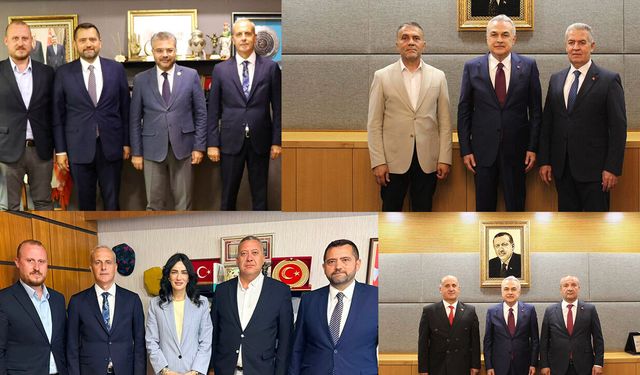Aydın'dan TBMM'ye ziyaret trafiği! AK Parti Milletvekilleri Savaş Sarıbaş ve Özmen’le görüştüler