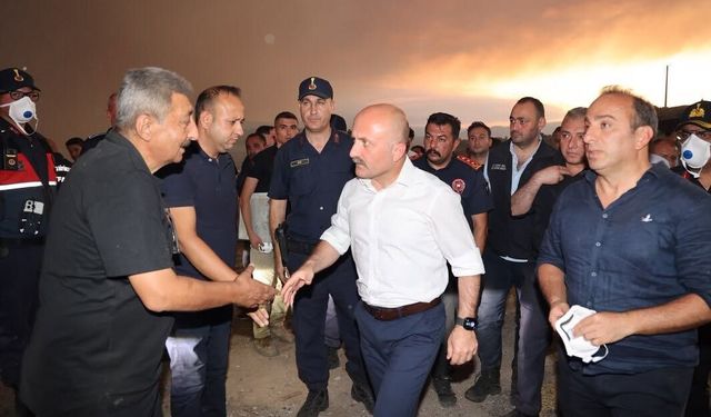 Alevlere karşı teyakkuz! Vali Varol yangın bölgesine intikal etti