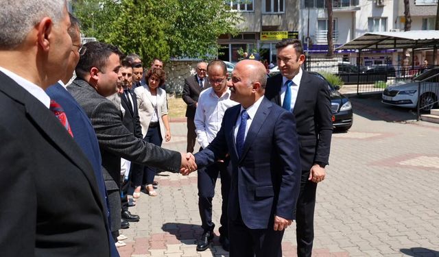 Aydın Valisi Varol Kaymakam Gülderen’i ziyaret etti