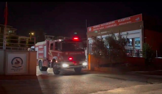 Aydın’daki yangına destek yağıyor! Bir yardım da komşu Denizli’den geldi