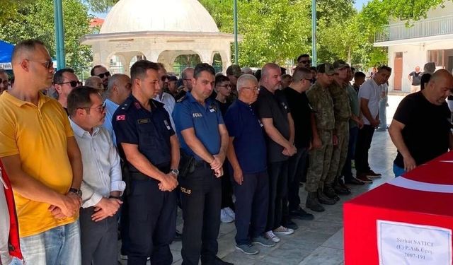 Aydınlı emekli astsubay için gözyaşları sel oldu: Son yolculuğuna uğurlandı