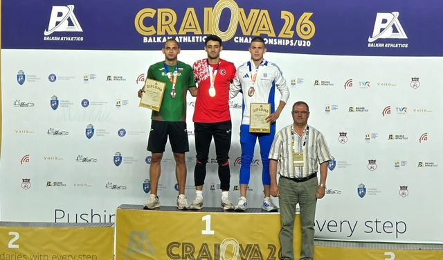 Aydınlı milli atletten aynı organizasyonda iki rekor