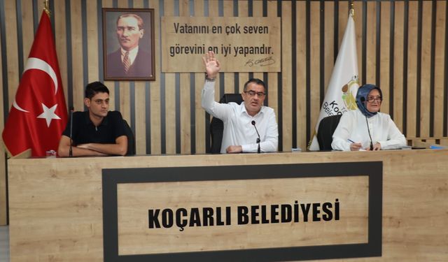 Koçarlı Belediye Meclisinde hibe desteğe çekimser oy şoku