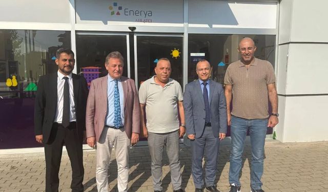 Başkanlar doğalgaz sürecini takipte: Enerya Aydın İl Müdürü Güngör’le görüştüler