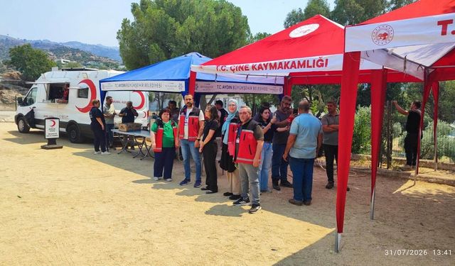 Çine yangınında psikososyal destek