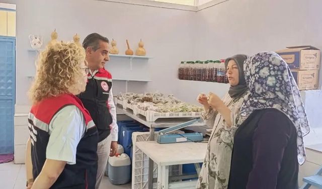 İl Tarım Müdürü Temiz’den Nazillili kadın girişimcilere ziyaret