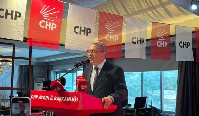 Kalınomuz ilk kongrede CHP Aydın İl Başkanlığına aday