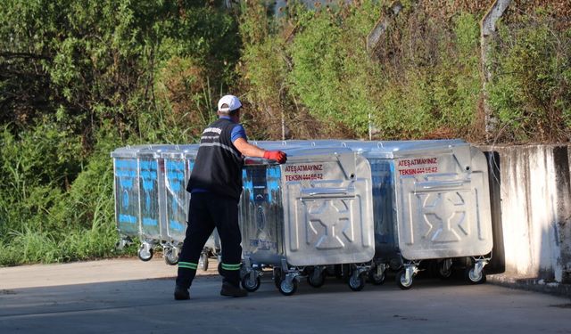 TBB’den Bozdoğan Belediyesi’ne 50 çöp konteyneri
